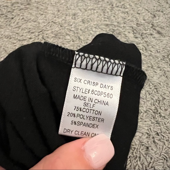 Six Crisp Days Black Bodysuit - Picture 4 of 8